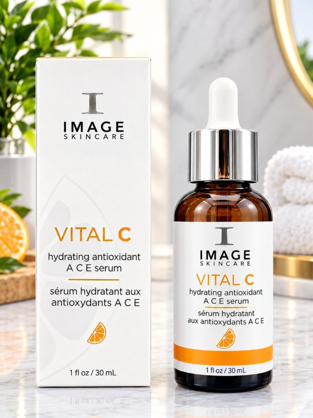 Image Skincare Vital C Hydrating Antioxidant A C E Serum 1 oz 30ml New Sealed